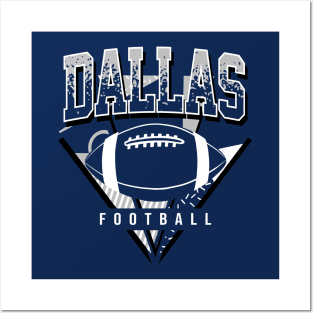 Dallas Football Retro Gameday Posters and Art